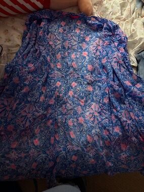 Multicolor bathing suit cover up